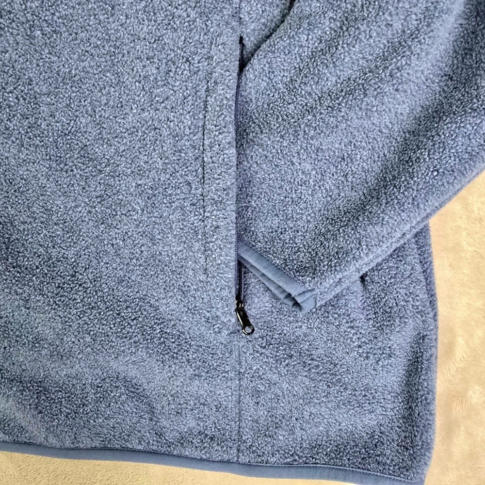 Amazon Essentials Mens Size XXL Polar Fleece Full Zip Jacket Light Powdered Blue - Picture 7 of 7